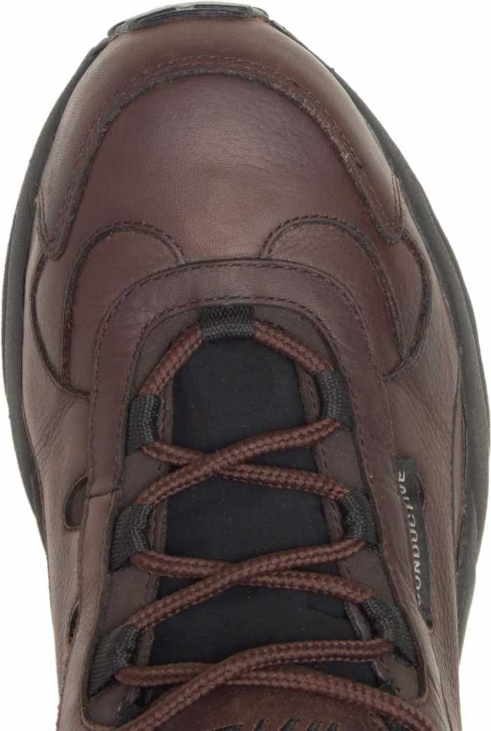 alternate view #4 of: HYTEST 10071 Brown Conductive Steel Toe Unisex Athletic Oxford