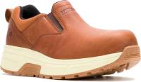 HYTEST FootRests 10091 EB, Men's, Brown, Comp Toe, EH, Slip Resistant, Slip On, Oxford, Work Shoe