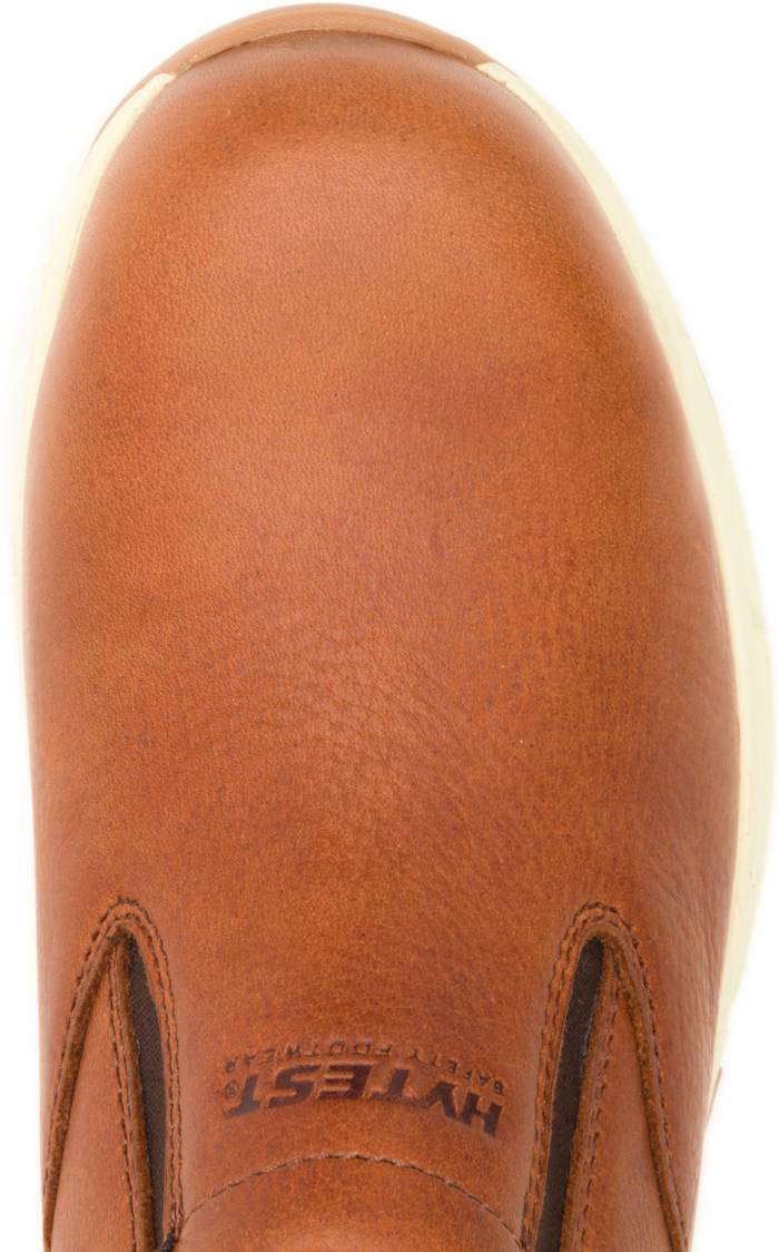 alternate view #4 of: HYTEST FootRests 10091 EB, Men's, Brown, Comp Toe, EH, Slip Resistant, Slip On, Oxford, Work Shoe