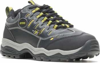 HYTEST 11200 Black Electrical Hazard, Steel Toe, Poron XRD Internal Met-Guard Men's Athletic