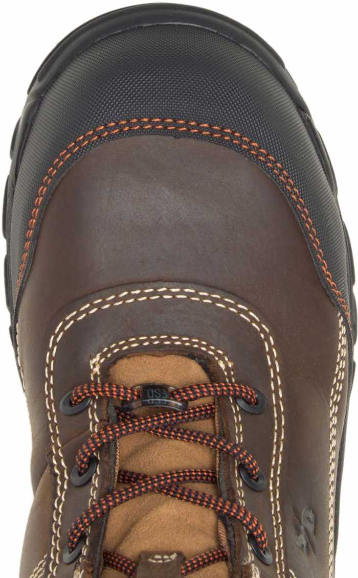 alternate view #4 of: HYTEST 12441 Brown Composite Toe, Static Dissipating Men's Hiker