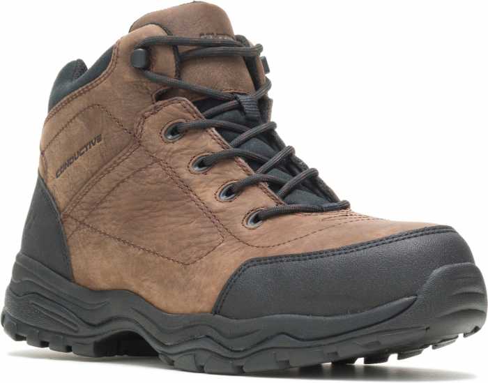view #1 of: HyTest 12571 Avery, Men's, Brown, Steel Toe, Conductive Hiker