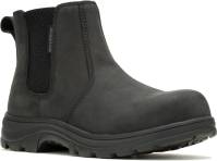 HYTEST 13249 Knox 2 Romeo, Men's, Black, Comp Toe, EH, WP, Slip Resistant, Slip On, Romeo, Work Shoe