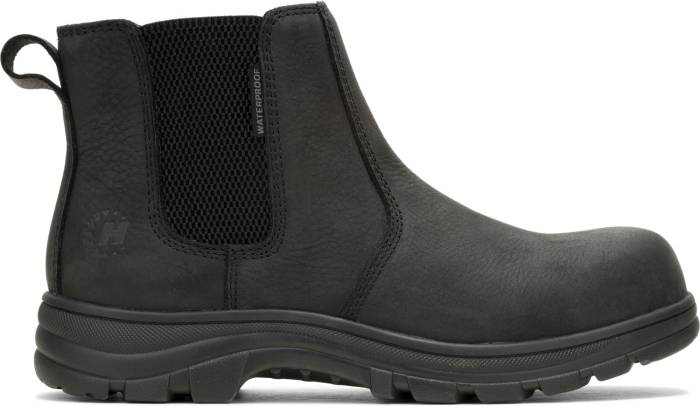 alternate view #2 of: HYTEST 13249 Knox 2 Romeo, Men's, Black, Comp Toe, EH, WP, Slip Resistant, Slip On, Romeo, Work Shoe