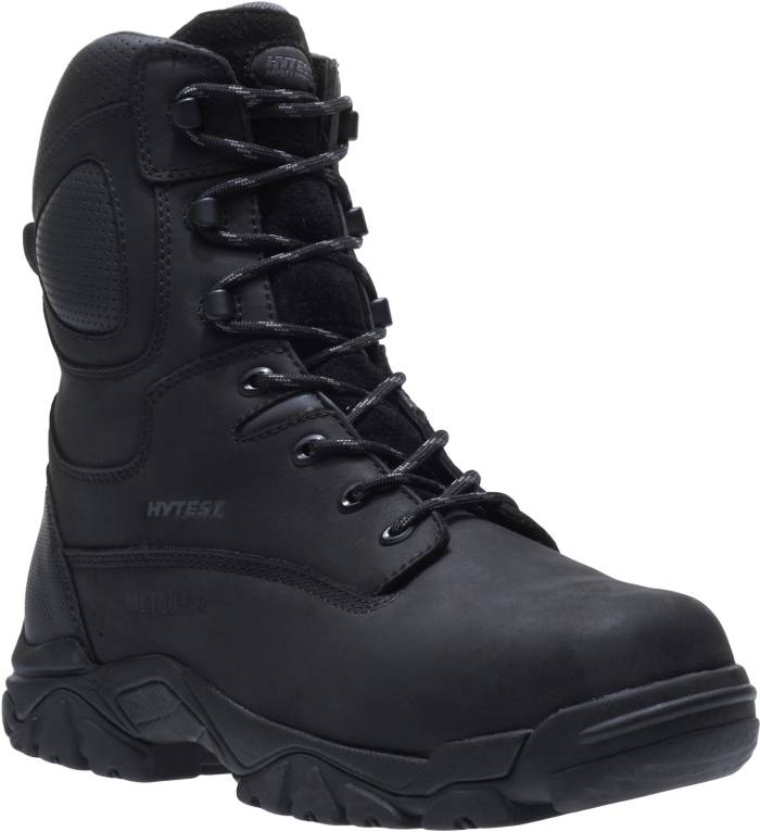 view #1 of: HYTEST 14430 Apex, Men's, Black, Comp Toe, EH, Mt, Slip Resistant, Side Zip, 8 Inch, Work Boot