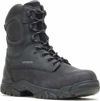 HYTEST 14480 Black Electrical Hazard, Composite Toe, Waterproof, Insulated, Puncture Resistant Unisex 8 Inch Stealth Boot