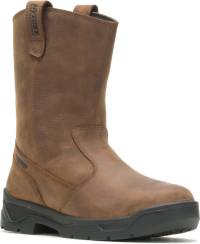 Hytest 15221 Knock, Men's, Brown, Steel Toe, EH, Mt, WP Wellington Work Boot