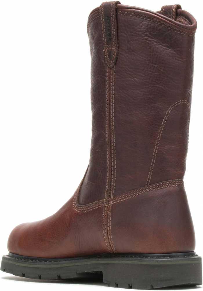 alternate view #3 of: HYTEST 15271 Men's, Brown, Steel Toe, EH, Internal Met Guard, Pull On Boot