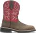 alternate view #2 of: HYTEST 17122 Montana, Women's, Brown/Red, Steel Toe, EH, Pull On Boot