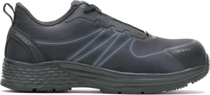 alternate view #2 of: Hytest 17430 Dash, Women's, Black, Comp Toe, EH, Slip Resistant, Low Athletic, Work Shoe