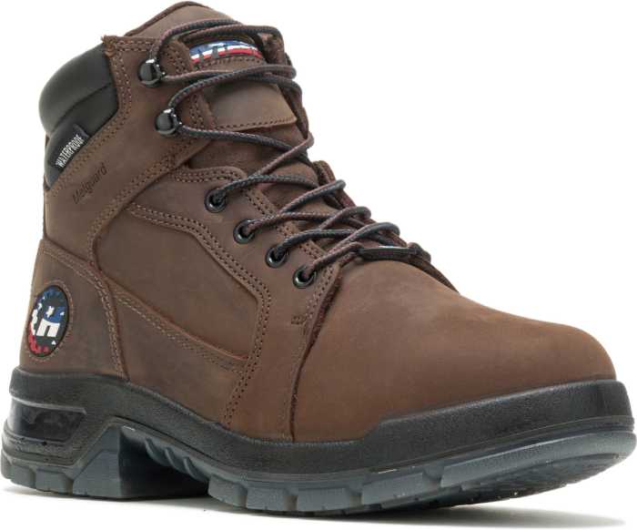 view #1 of: HyTest 43511 Admiral, Men's, Brown, Steel Toe, EH, Mt, WP, 6 Inch Boot