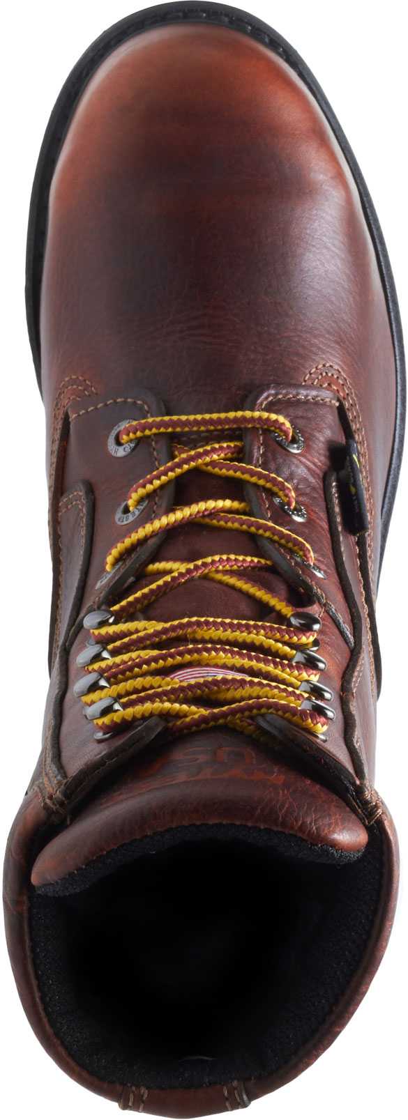 alternate view #4 of: HYTEST 44011 Brown USA Made, Electrical Hazard, Steel Toe, Poron XRD Internal Met-Guard Men's 8 Inch Boot