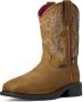 alternate view #2 of: Ariat AR10033994 Krista, Women's, Brown, Steel Toe, EH, Mt, Slip Resistant, Pull On, Wellington, Work Boot