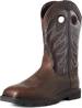 alternate view #2 of: Ariat AR10034718 Groundwork, Men's, Brown, Soft Toe, EH, Slip Resistant, Pull On, Wellington, Work Boot