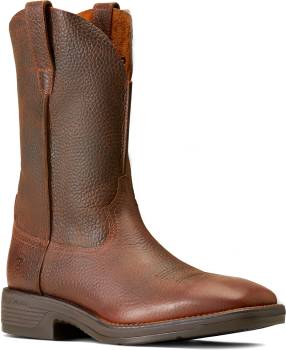 Ariat AR10046997 Ridgeback Rambler, Men's, Brown, Soft Toe, Pull On, Western, Work Boot