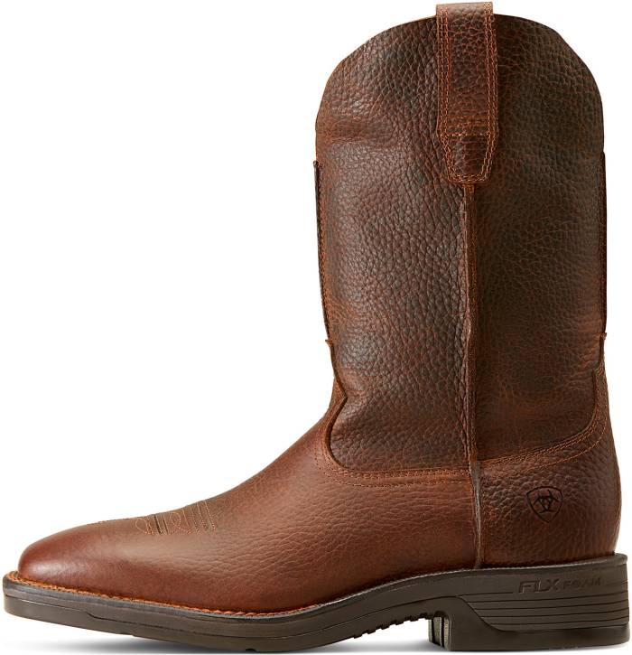 alternate view #2 of: Ariat AR10046997 Ridgeback Rambler, Men's, Brown, Soft Toe, Pull On, Western, Work Boot