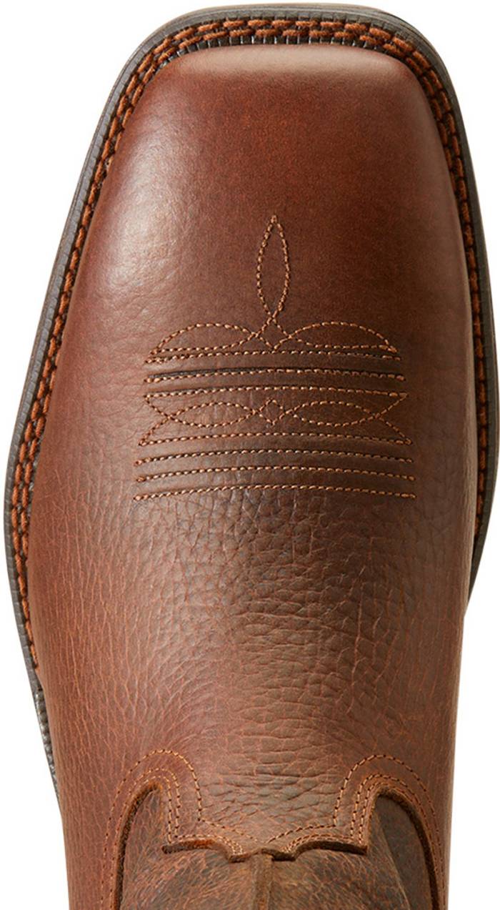 alternate view #4 of: Ariat AR10046997 Ridgeback Rambler, Men's, Brown, Soft Toe, Pull On, Western, Work Boot