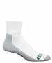 view #1 of: HYTEST AS154WHT-12PK Men's, Performance, White/Gray, Ankle Sock