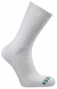 HyTest AS897WHT-12PK Men's, White, Cotton Crew Sock