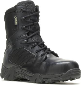 Bates BA2272 Black Composite Toe, Electrical Hazard, Side Zip, Waterproof, Men's Gore-Tex, 8  Inch Boot