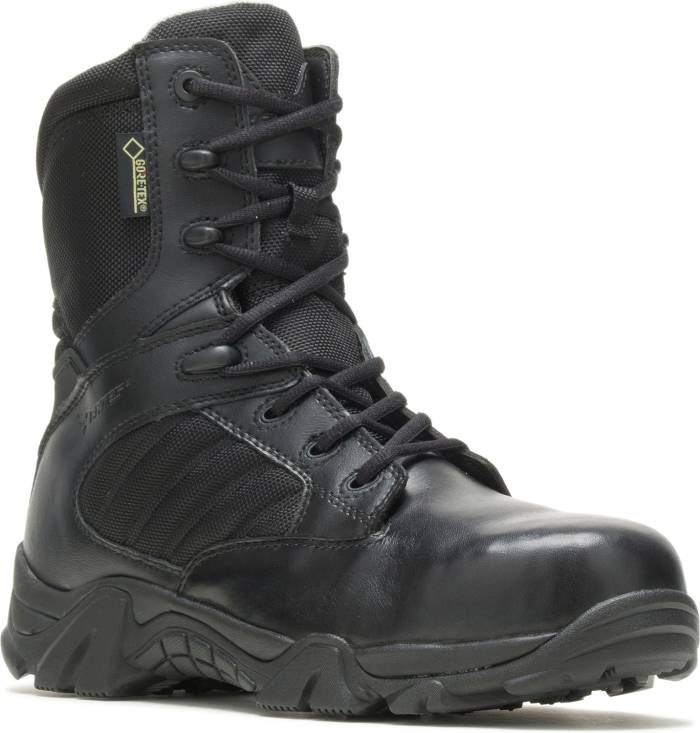 view #1 of: Bates BA2272 Black Composite Toe, Electrical Hazard, Side Zip, Waterproof, Men's Gore-Tex, 8  Inch Boot