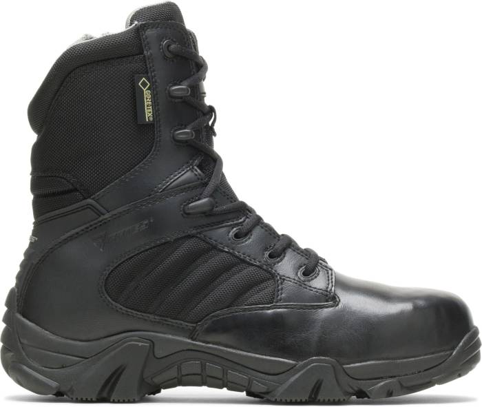alternate view #2 of: Bates BA2272 Black Composite Toe, Electrical Hazard, Side Zip, Waterproof, Men's Gore-Tex, 8  Inch Boot