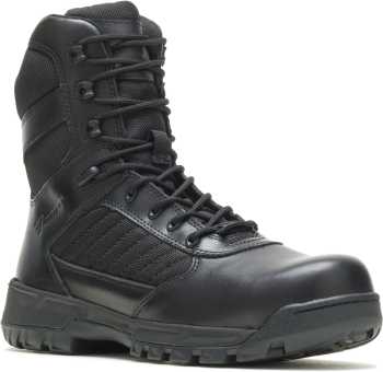 Bates BA3184 Men's, Black, Comp Toe, EH, Side Zip, 8 Inch Boot