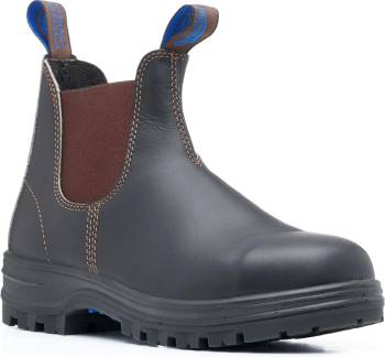 Blundstone BL140 Men's, Stout Brown, Steel Toe, EH, Chelsea Boot