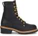 alternate view #2 of: Carolina CA1825 Men's Black, Steel Toe, EH, 8 Inch Logger