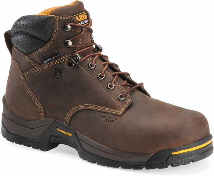 view #1 of: Carolina CA5521 Bruno Lo, Men's, Brown, Comp Toe, EH, WP/Insulated, 6 Inch Boot