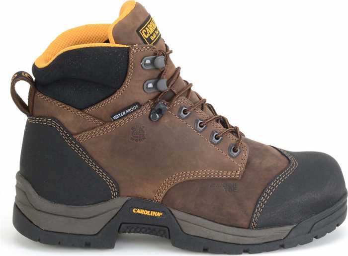 alternate view #2 of: Carolina CA5522 Bruno Lo, Men's, Brown, Comp Toe, SD, WP, 6 Inch Boot