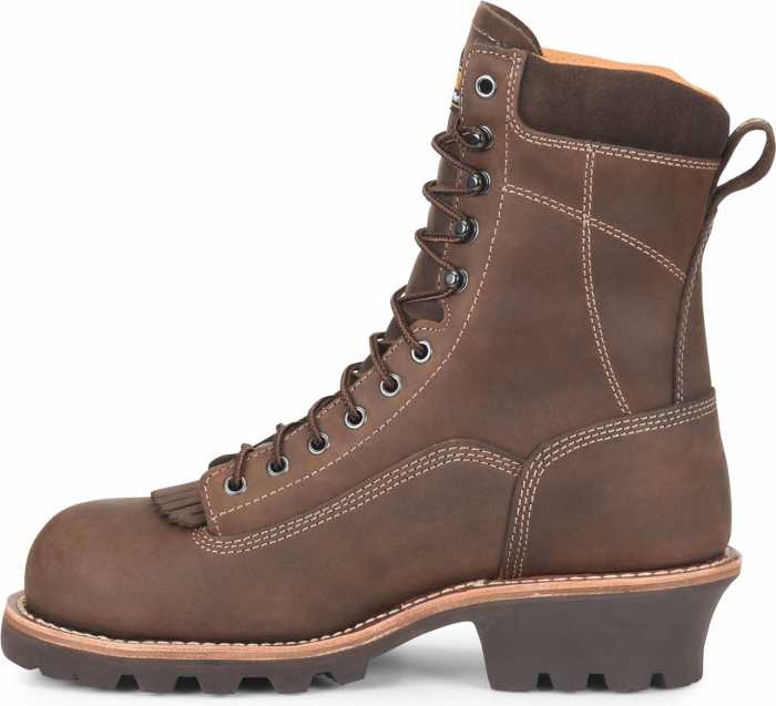 alternate view #3 of: Carolina CA7522 Men's, Brown, Comp Toe, EH, Waterproof, Lace-to-Toe Logger