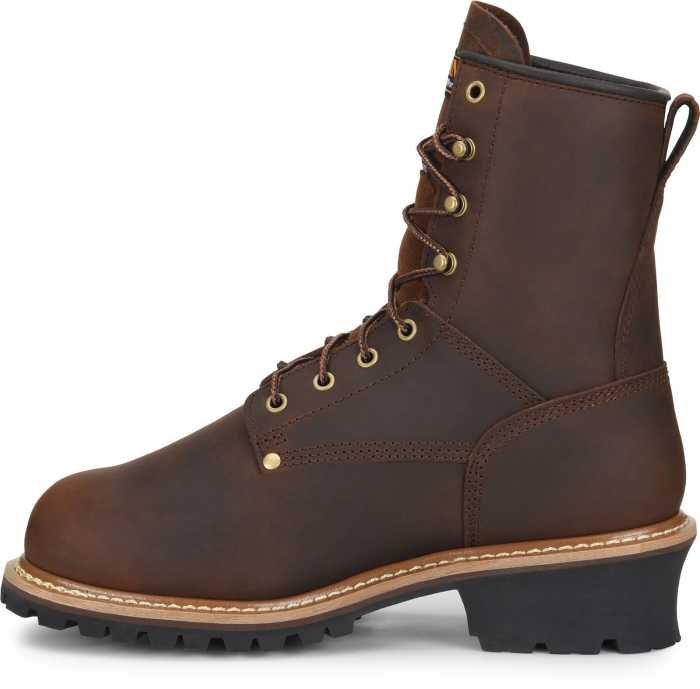 alternate view #3 of: Carolina CA7821 ELM, Men's, Brown, Steel Toe, EH, Mt, WP/Insulated Logger