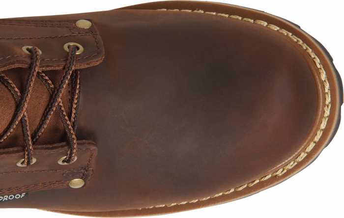 alternate view #4 of: Carolina CA9821 Elm, Men's, Brown, Steel Toe, EH, WP, 8 Inch Logger