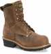 view #1 of: Carolina CA9852 Poplar, Men's, Brown, Comp Toe, EH, WP, 8 Inch Boot