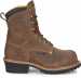 alternate view #2 of: Carolina CA9852 Poplar, Men's, Brown, Comp Toe, EH, WP, 8 Inch Boot