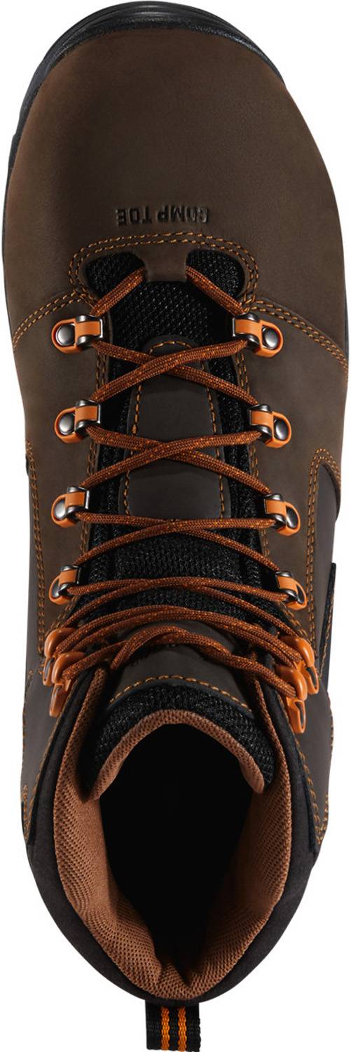 alternate view #4 of: Danner DA13860 Vicious, Men's, Brown/Orange, Comp Toe, EH, WP, Hiker, Work Boot