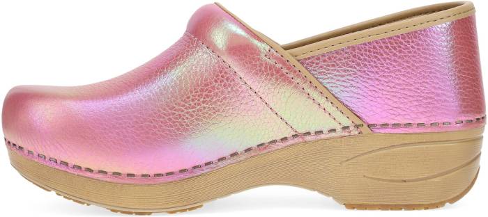 alternate view #2 of: Dansko DK3950481421 XP 2.0, Women's, Pink Iridescent,  Soft Toe, Slip Resistant, Slip On, Clog, Work Shoe