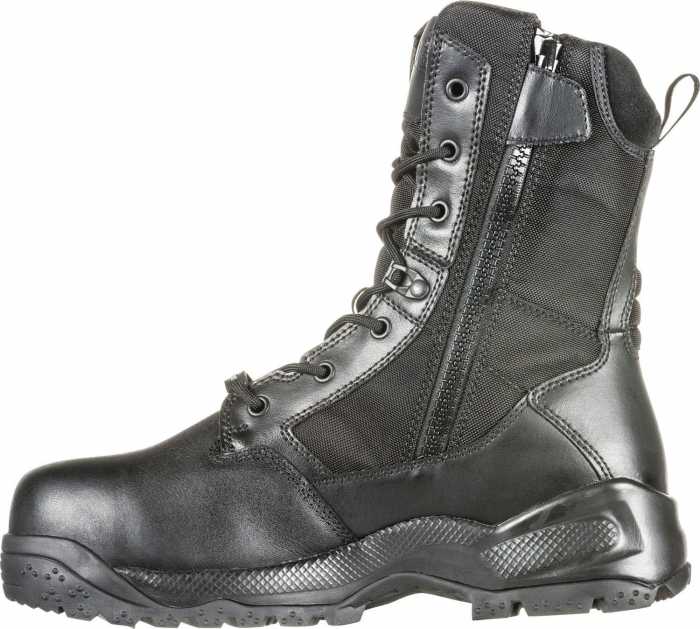 alternate view #2 of: 5.11 Tactical FEL12416 2.0 Shield, Men's, Black, Comp Toe, EH, PR, WP, 8 Inch, Zipper Boot