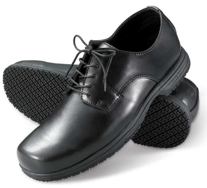 alternate view #2 of: Genuine Grip GGM9540, Men's, Black, Soft Toe, Slip Resistant, Dress Oxford, Work Shoe