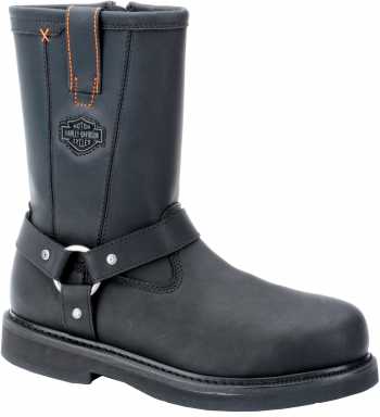 Harley Davidson 95328 Men's Black, Steel Toe, EH Harness Boot