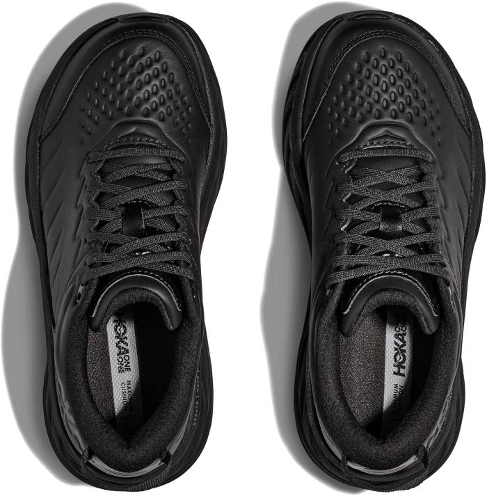 alternate view #4 of: HOKA HO1110520BBLC Bondi SR Men's, Black, Soft Toe, Slip Resistant Athletic Work Shoe