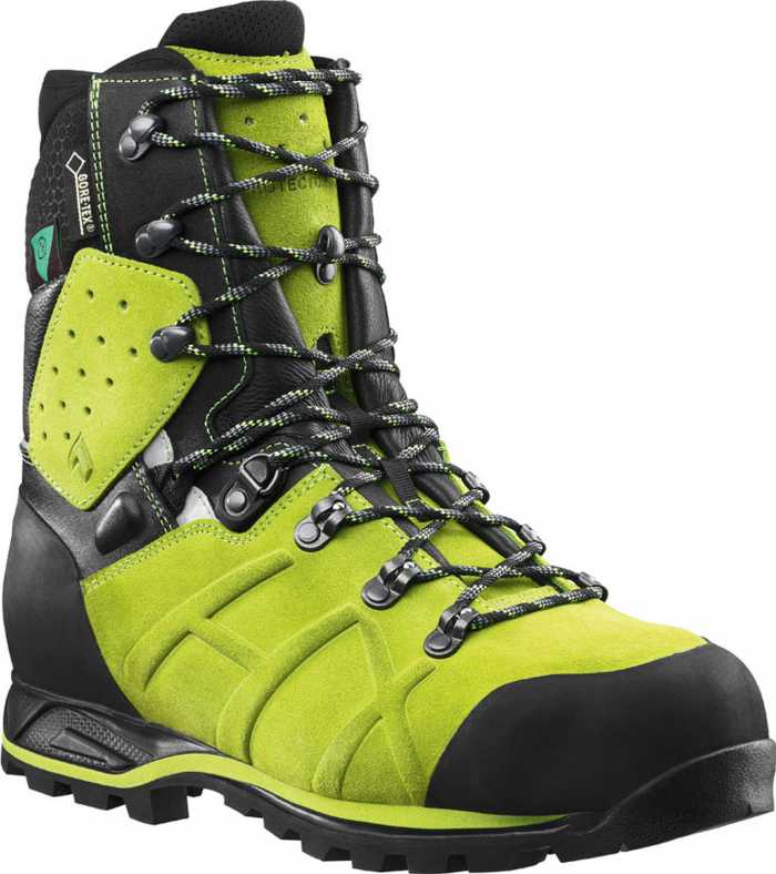 view #1 of: Haix HX603110 Protector Ultra, Men's, Lime Green, Steel Toe, EH, PR, WP, 8 Inch Boot