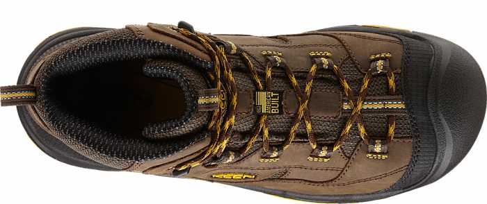 alternate view #4 of: KEEN Utility KN1011242 Braddock Cascade Brown Steel Toe, EH, Waterproof, Men's Hiker