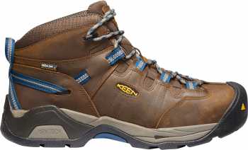 KEEN Utility KN1020086 Detroit XT, Men's, Brown/Blue, Steel Toe, EH, WP Hiker