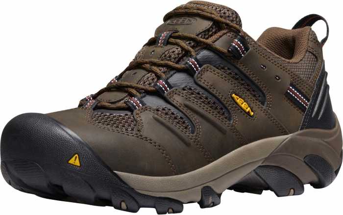 alternate view #3 of: KEEN Utility KN1023205 Lansing, Men's, Brown/Brick, Steel Toe, EH, Low Hiker