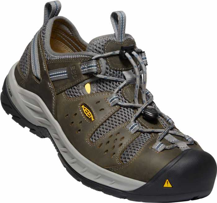 alternate view #2 of: KEEN Utility KN1023217 Atlanta Cool II, Men's, Gargoyle/Midnight Navy, Steel Toe, SD, Low Hiker