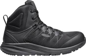 KEEN Utility KN1024592 Vista Energy Mid, Black/Raven, Comp Toe, EH, Hiking, Work Boot