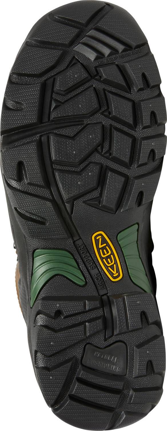 alternate view #4 of: KEEN Utility KN1026892 Pittsburgh Energy, Men's, Cascade Brown/Green Pastures, Comp Toe, EH, WP, 6 Inch, Work Boot