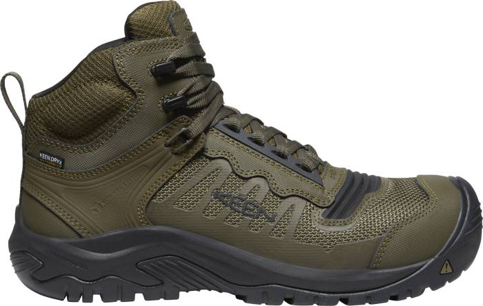 view #1 of: KEEN Utility KN1027102 Reno, Men's, Dark Olive/Black, Comp Toe, EH, WP, Hiker, Work Boot